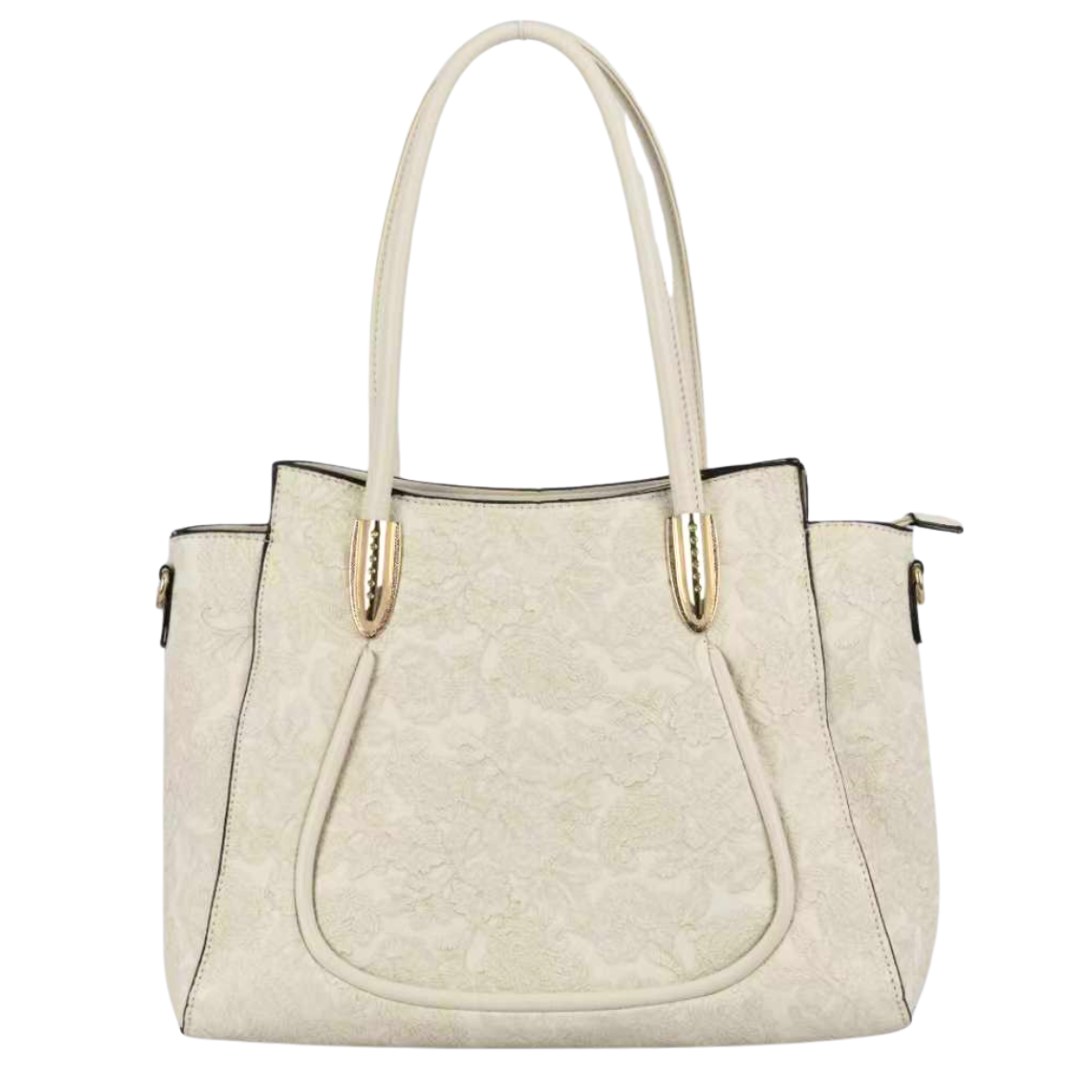5128 WT Floral Fashion Handbag