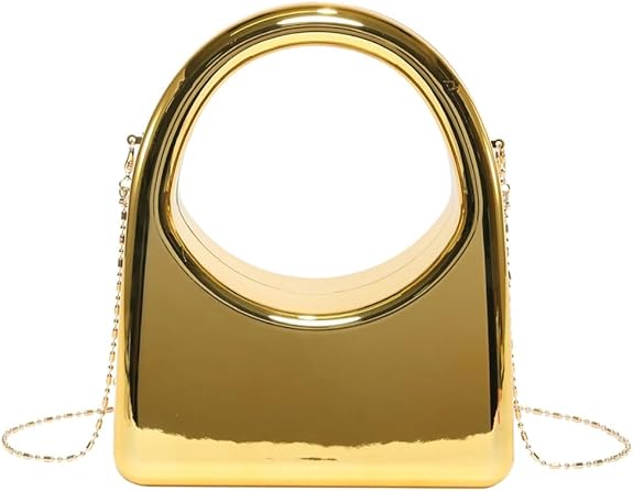 LA2437M GD Fashionable Irregular Shape Handbag