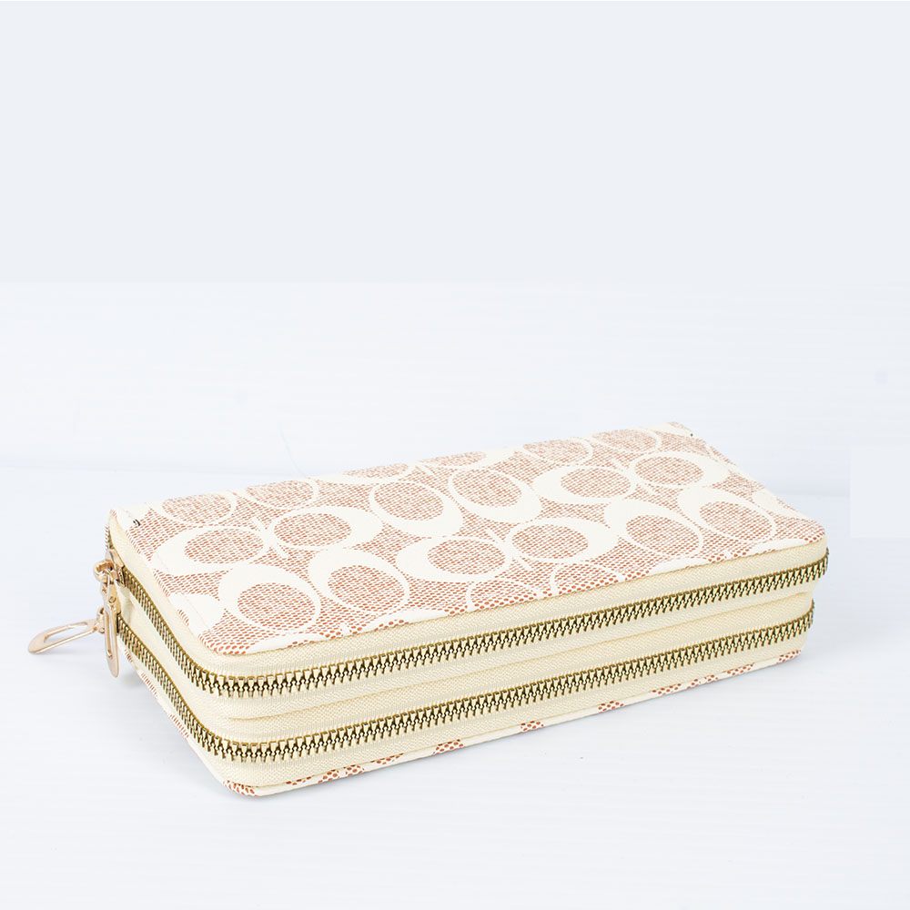 023 APR Fashion Double Zipper Wallet