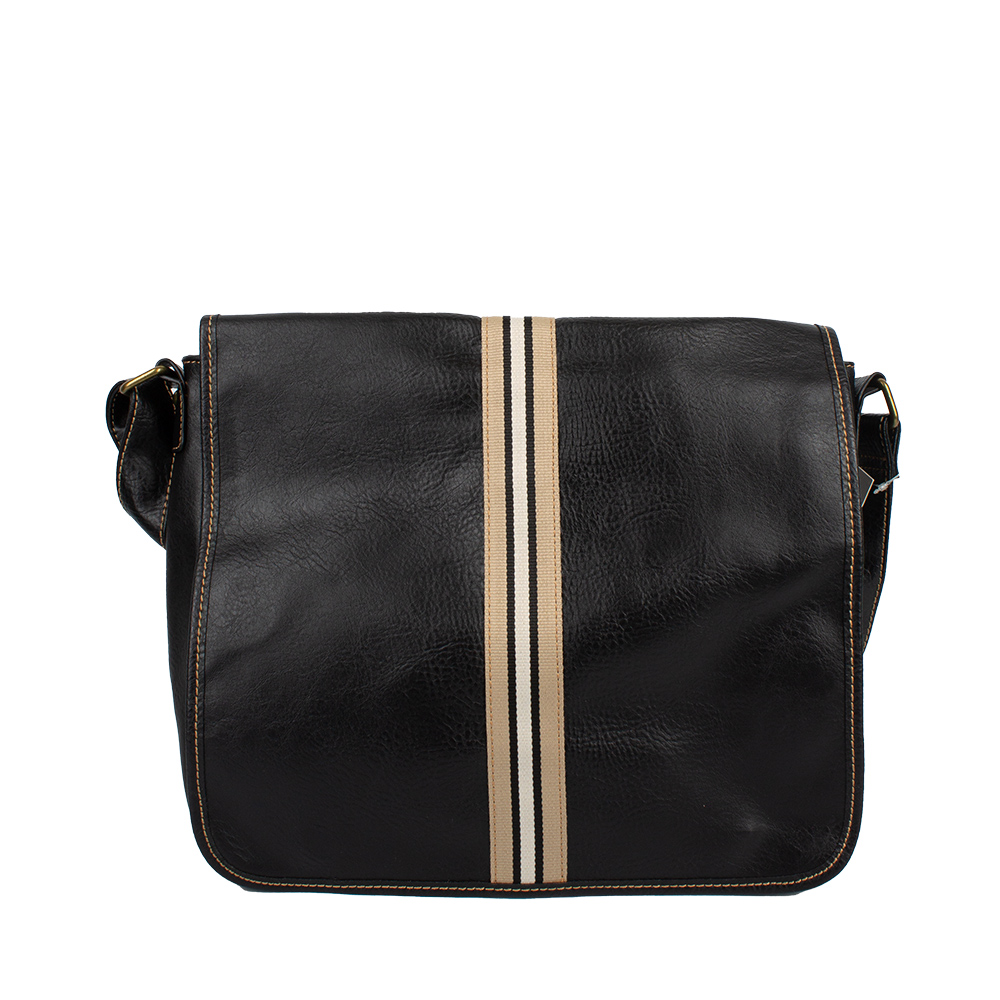 FG-09212 BK Classic Fashion Men's Shoulder Bag