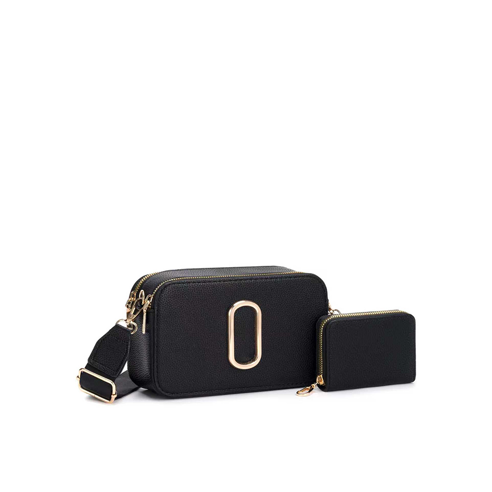 614 BK Small Square Crossbody (2 N 1)