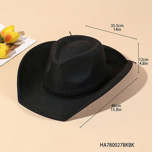 HA780027 BK Cowboy Hat