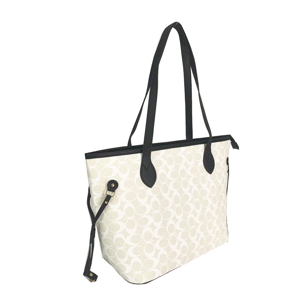 2115 BK/WT Fashion Handbag