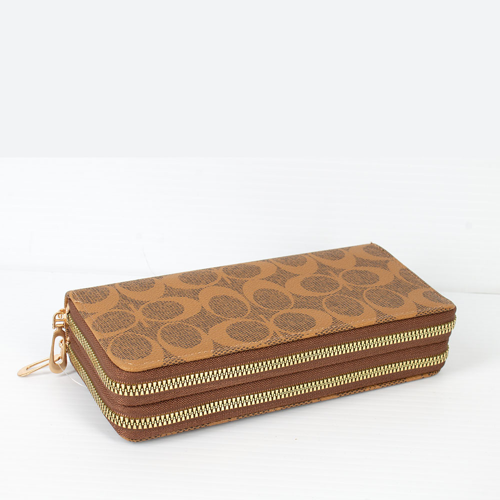 023 BR Fashion Double Zipper Wallet