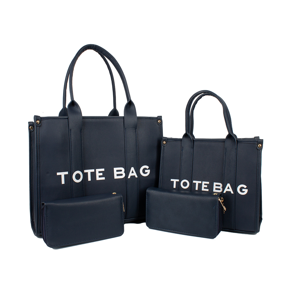 2527 DBL "TOTE BAG" BAG Tote Satchel Sets of 2