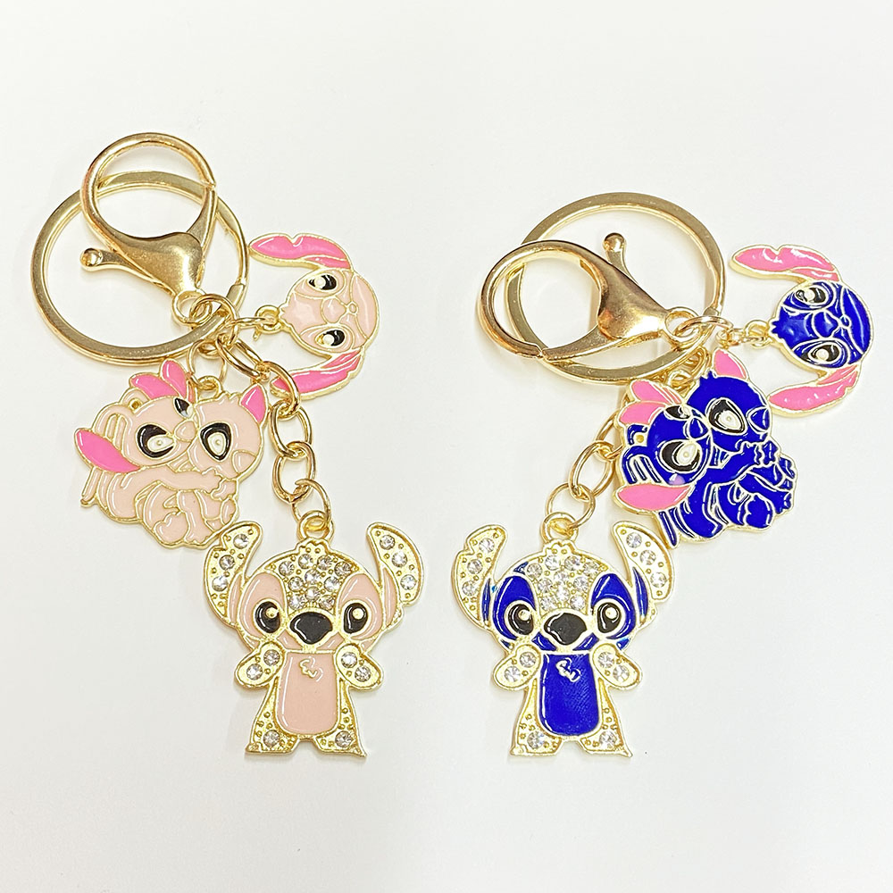 KC-0464 FM Rhinestones Anime Keychain (12PCS)
