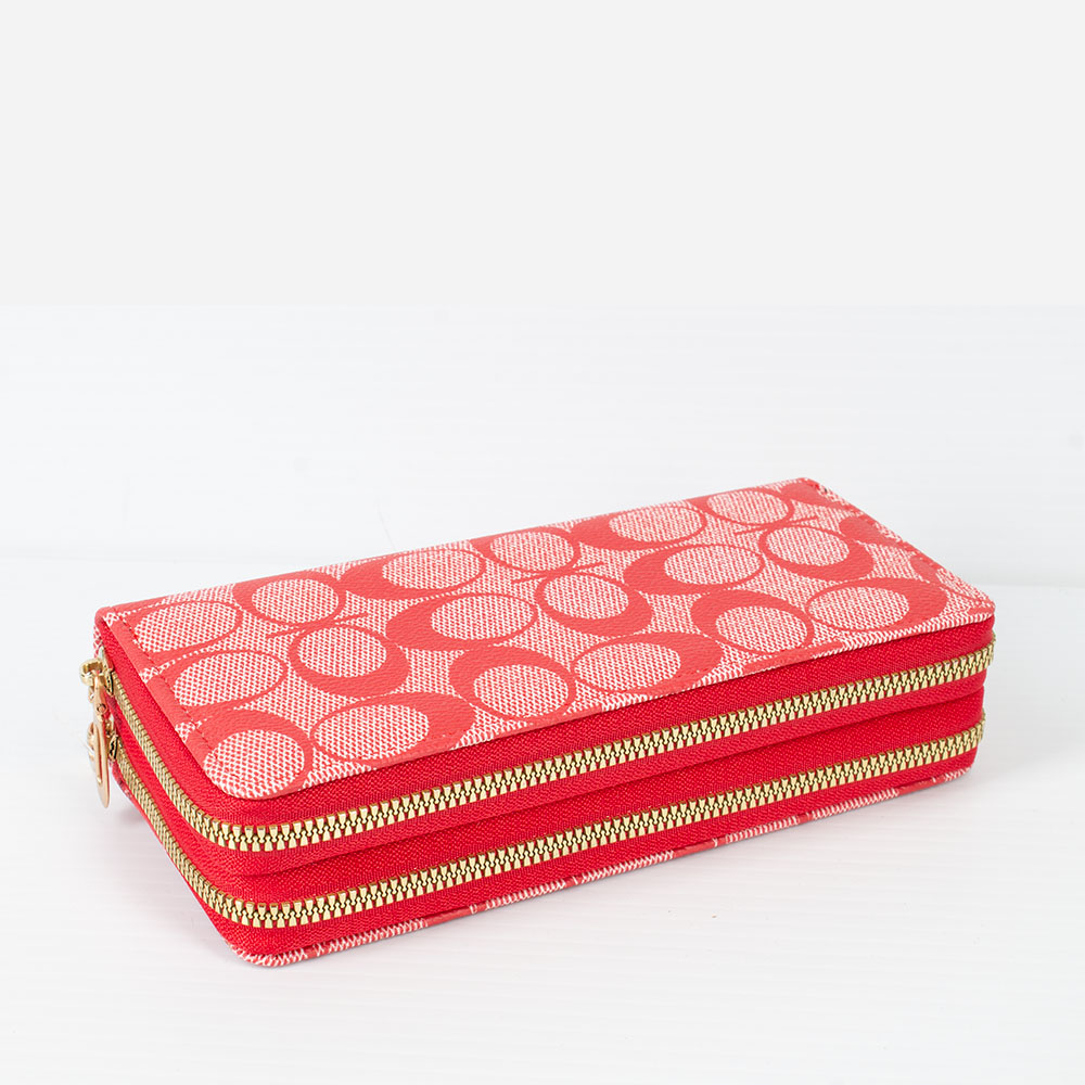 023 RD Fashion Double Zipper Wallet