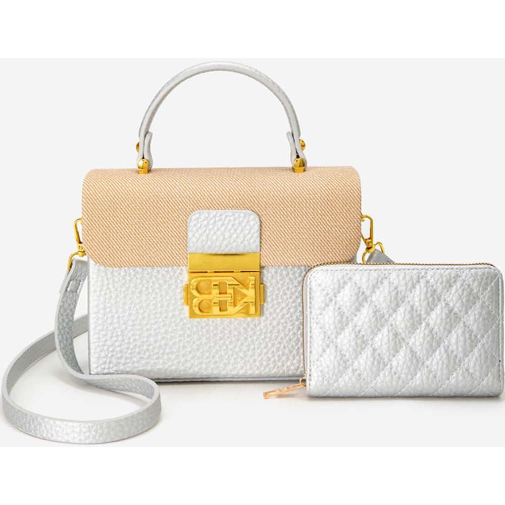PU24923-M2 SL Canvas Flap 2-in-1 Satchel
