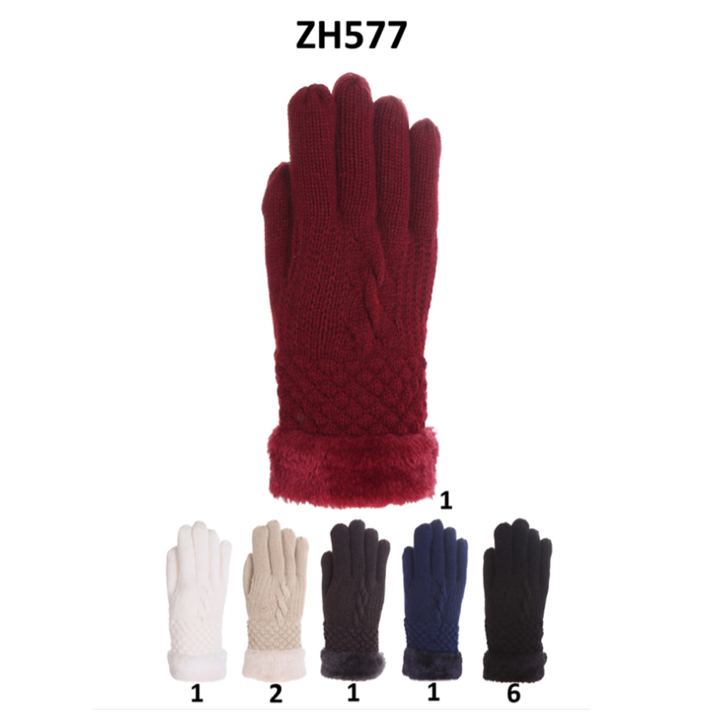 GMZH577 BK Women Winter Gloves (3 PCS)
